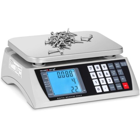 Waga sklepowa handlowa licząca LCD 22.3 x 17.4 cm 30 kg / 1 g Waga sklepowa handlowa licząca LCD 22.3 x 17.4 cm 30 kg / 1 g