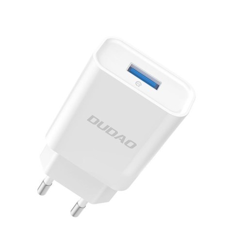 Ładowarka sieciowa USB-A 2.1A 10W biała Ładowarka sieciowa USB-A 2.1A 10W biała