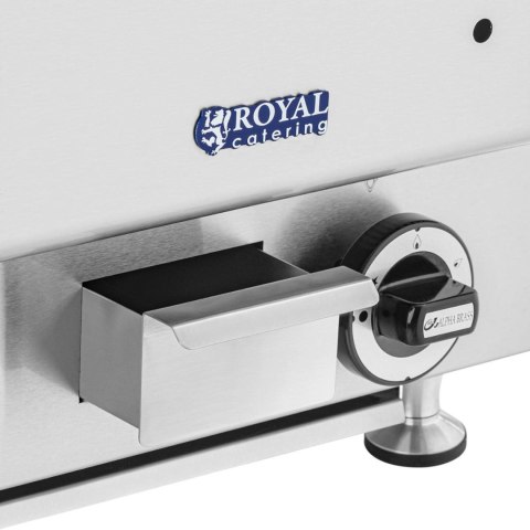 Grill lawowy na gaz ziemny ryflowany 50 x 27 cm 7200 W Grill lawowy na gaz ziemny ryflowany 50 x 27 cm 7200 W