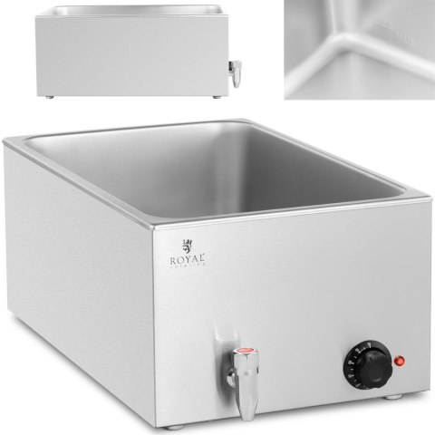 Bemar podgrzewacz elektryczny z kranem do pojemników GN 1/1 600 W Bemar podgrzewacz elektryczny z kranem do pojemników GN 1/1 600 W