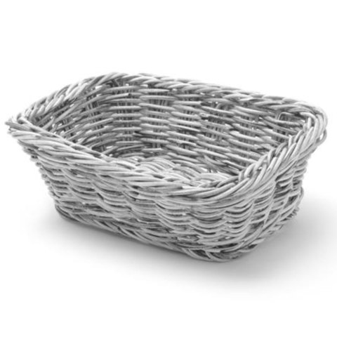 Koszyk na pieczywo prostokątny polipropylenowy szary 190x130x60 mm - Hendi 426784 Koszyk na pieczywo prostokątny polipropylenowy szary 190x130x60 mm - Hendi 426784