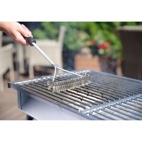 Szczotka druciana do grilla rusztu BBQ ze stali nierdzewnej KSZTAŁT Y 520x170 mm - Hendi 525432 Szczotka druciana do grilla rusztu BBQ ze stali nierdzewnej KSZTAŁT Y 520x170 mm - Hendi 525432