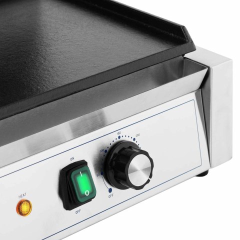 Grill kontaktowy elektryczny płyta gładka i ryflowana 33 x 22 cm 2200 W Grill kontaktowy elektryczny płyta gładka i ryflowana 33 x 22 cm 2200 W