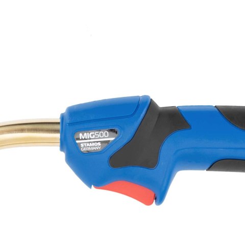 Uchwyt spawalniczy z przewodem do migomatu MIG MAG 4 m x 16 mm2 Uchwyt spawalniczy z przewodem do migomatu MIG MAG 4 m x 16 mm2