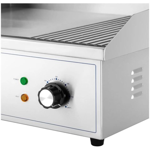 Grill elektryczny płyta grillowa gładka ryflowana 548 x 350 mm 3000 W Grill elektryczny płyta grillowa gładka ryflowana 548 x 350 mm 3000 W