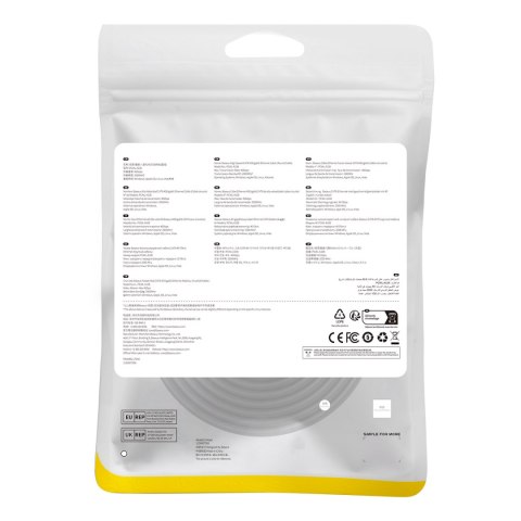 Kabel sieciowy LAN RJ45 Ethernet High Speed Cat.8 40Gbps 8m czarny