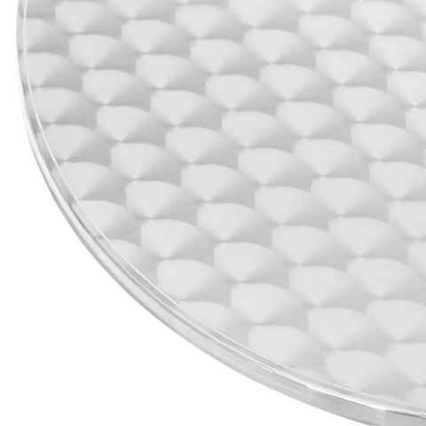 Stół stolik barowy okrągły wysoki składany śr. 60 cm 115 cm srebrny Stół stolik barowy okrągły wysoki składany śr. 60 cm 115 cm srebrny