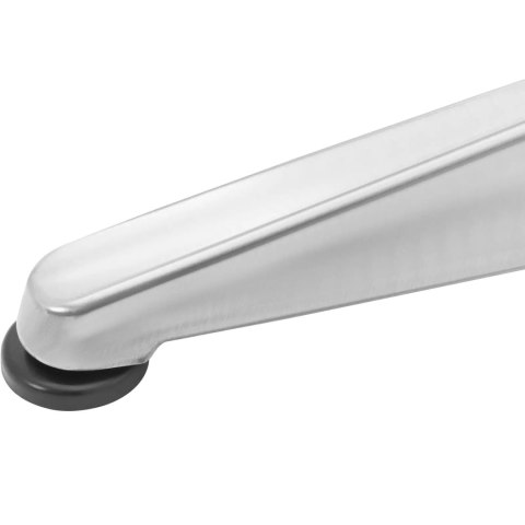 Stół stolik barowy okrągły wysoki składany śr. 60 cm 115 cm srebrny Stół stolik barowy okrągły wysoki składany śr. 60 cm 115 cm srebrny