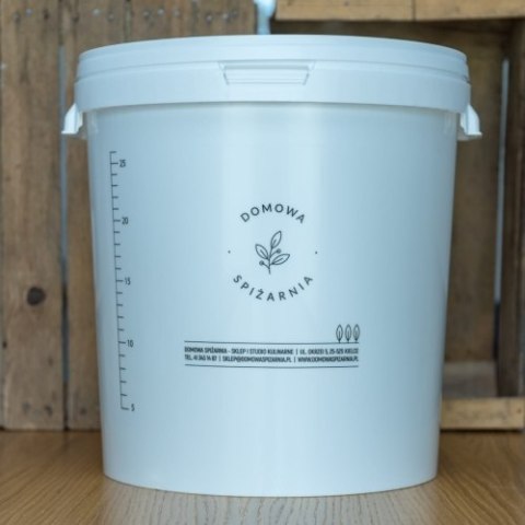 Pojemnik fermentacyjny 30l z pokrywą (mleczny) Pojemnik fermentacyjny 30l z pokrywą (mleczny)