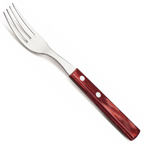 Widelec stołowy do pizzy steków nierdzewny HORECA zestaw 12 szt. dł. 200 mm czerwony Widelec stołowy do pizzy steków nierdzewny HORECA zestaw 12 szt. dł. 200 mm czerwony