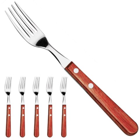 Zestaw widelców do steków pizzy nierdzewne Churrasco GAUCHO zestaw 6 szt. Zestaw widelców do steków pizzy nierdzewne Churrasco GAUCHO zestaw 6 szt.