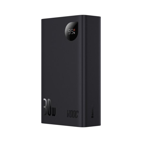 Powerbank z wyświetlaczem 20000mAh 30W 2xUSB 1xUSB-C Quick Charge SCP VOOC czarny