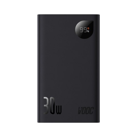 Powerbank z wyświetlaczem 20000mAh 30W 2xUSB 1xUSB-C Quick Charge SCP VOOC czarny