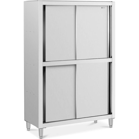 Szafa gastronomiczna magazynowa ze stali nierdzewnej drzwi suwane 120 kg 120 x 50 x 180 cm Szafa gastronomiczna magazynowa ze stali nierdzewnej drzwi suwane 120 kg 120 x 50 x 180 cm