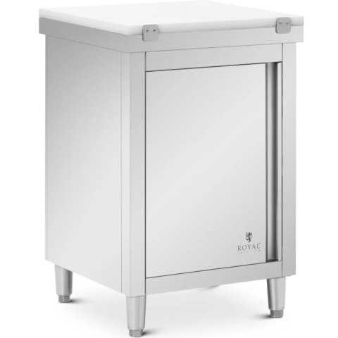 Szafka gastronomiczna wolnostojąca z deską do krojenia STAL 60 x 60 cm Szafka gastronomiczna wolnostojąca z deską do krojenia STAL 60 x 60 cm