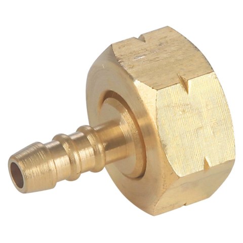 Redukcja przejściówka z butli gazowej 21.8mm LH na wąż gazowy 8x15 mm Redukcja przejściówka z butli gazowej 21.8mm LH na wąż gazowy 8x15 mm