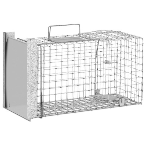 Żywołapka pułapka łapka na szczury kuny zatrzaskowa jednostronna 500x200x270 mm ZESTAW Żywołapka pułapka łapka na szczury kuny zatrzaskowa jednostronna 500x200x270 mm ZESTAW