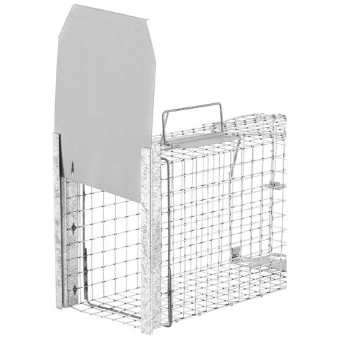 Żywołapka pułapka łapka na szczury kuny zatrzaskowa jednostronna 500x200x270 mm ZESTAW Żywołapka pułapka łapka na szczury kuny zatrzaskowa jednostronna 500x200x270 mm ZESTAW