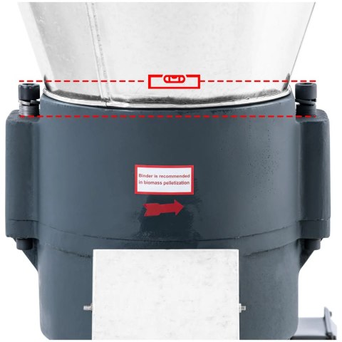 Peleciarka granulator maszyna do pelletu trocin paszy mobilna 15 kW 400 V 600 kg/h śr. 260 mm Peleciarka granulator maszyna do pelletu trocin paszy mobilna 15 kW 400 V 600 kg/h śr. 260 mm