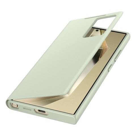 Oryginalne etui pokrowiec do Samsung Galaxy S24 Ultra kieszeń na kartę Smart View Wallet jasnozielone Oryginalne etui pokrowiec do Samsung Galaxy S24 Ultra kieszeń na kartę Smart View Wallet jasnozielone
