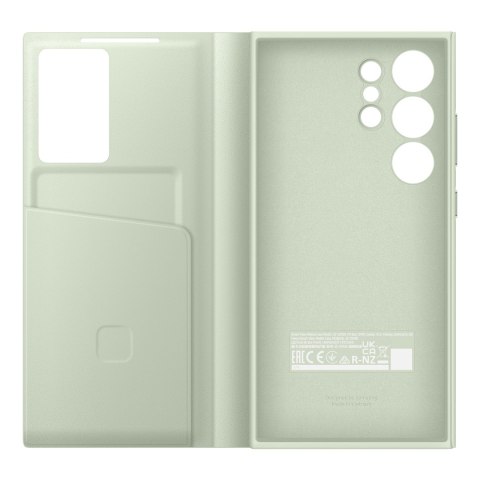 Oryginalne etui pokrowiec do Samsung Galaxy S24 Ultra kieszeń na kartę Smart View Wallet jasnozielone Oryginalne etui pokrowiec do Samsung Galaxy S24 Ultra kieszeń na kartę Smart View Wallet jasnozielone