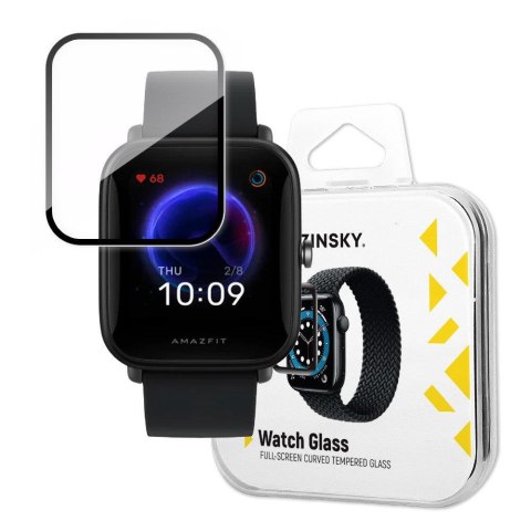 Hybrydowe szkło ochronne do Xiaomi Amazfit Bip U czarny Hybrydowe szkło ochronne do Xiaomi Amazfit Bip U czarny