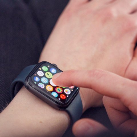 Hybrydowe szkło ochronne do Xiaomi Amazfit Bip U czarny Hybrydowe szkło ochronne do Xiaomi Amazfit Bip U czarny
