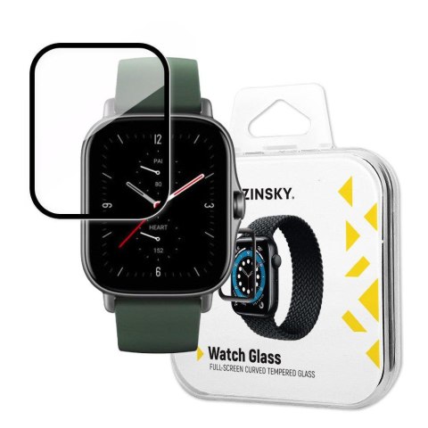 Hybrydowe szkło ochronne do Xiaomi Amazfit GTS 2E czarny Hybrydowe szkło ochronne do Xiaomi Amazfit GTS 2E czarny