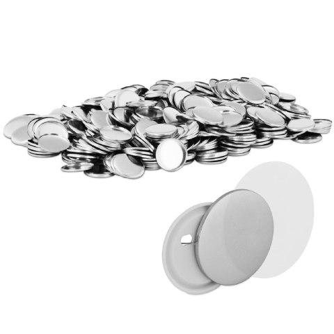 Przypinki badziki buttony piny do ubrań 1000 szt. śr. 25 mm Przypinki badziki buttony piny do ubrań 1000 szt. śr. 25 mm