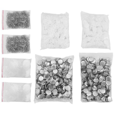 Przypinki badziki buttony piny do ubrań 1000 szt. śr. 25 mm Przypinki badziki buttony piny do ubrań 1000 szt. śr. 25 mm