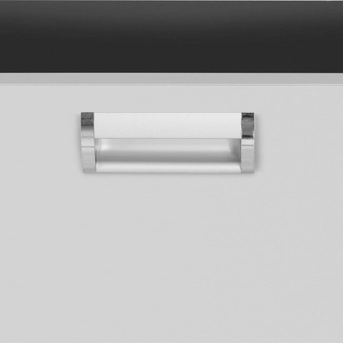 Stół blat roboczy centralny z szafką z drzwiami suwanymi i 3 szufladami 200 x 60 x 85 cm Stół blat roboczy centralny z szafką z drzwiami suwanymi i 3 szufladami 200 x 60 x 85 cm