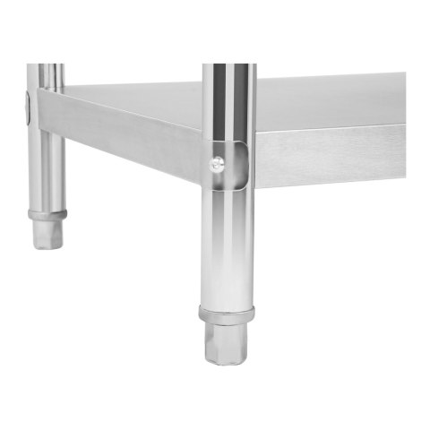 Stół blat roboczy gastronomiczny przyścienny z rantem Stal nierdzewna 100x70cm Stół blat roboczy gastronomiczny przyścienny z rantem Stal nierdzewna 100x70cm