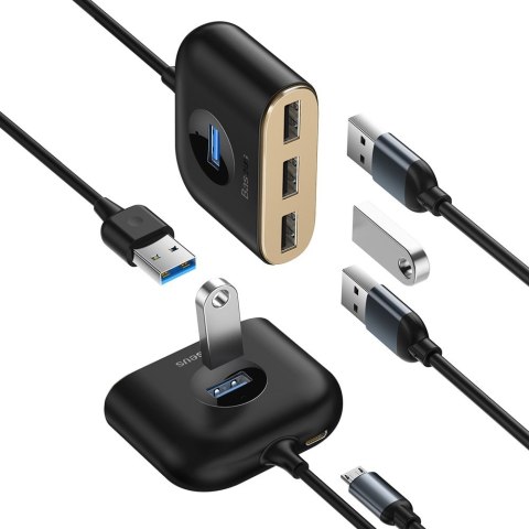 Adapter przejściówka HUB 4w1 USB Adapter USB3.0 TO USB3.0*1+USB2.0*3 1m Black Adapter przejściówka HUB 4w1 USB Adapter USB3.0 TO USB3.0*1+USB2.0*3 1m Black