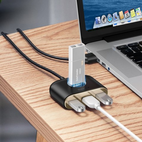 Adapter przejściówka HUB 4w1 USB Adapter USB3.0 TO USB3.0*1+USB2.0*3 1m Black Adapter przejściówka HUB 4w1 USB Adapter USB3.0 TO USB3.0*1+USB2.0*3 1m Black