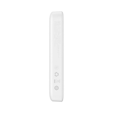 Mini powerbank 10000mAh z ładowaniem indukcyjnym MagSafe PD 20W biały Mini powerbank 10000mAh z ładowaniem indukcyjnym MagSafe PD 20W biały