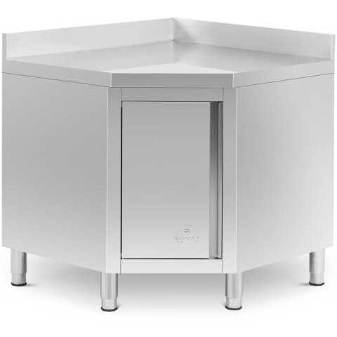 Szafa narożna gastronomiczna z rantem STAL 90 x 90 cm Szafa narożna gastronomiczna z rantem STAL 90 x 90 cm
