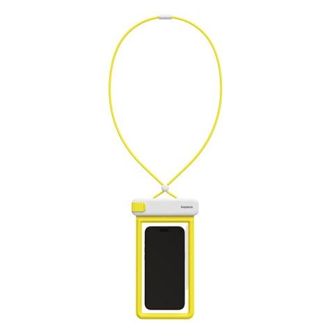 Etui wodoodporne do telefonu 7.2'' IPX8 Deep Dive 4 warstwy - biało-żółte Etui wodoodporne do telefonu 7.2'' IPX8 Deep Dive 4 warstwy - biało-żółte