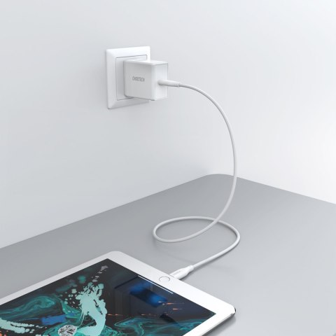 Kabel przewód do iPhone USB-C - Lightning MFi PD 30W 1.2m - biały Kabel przewód do iPhone USB-C - Lightning MFi PD 30W 1.2m - biały