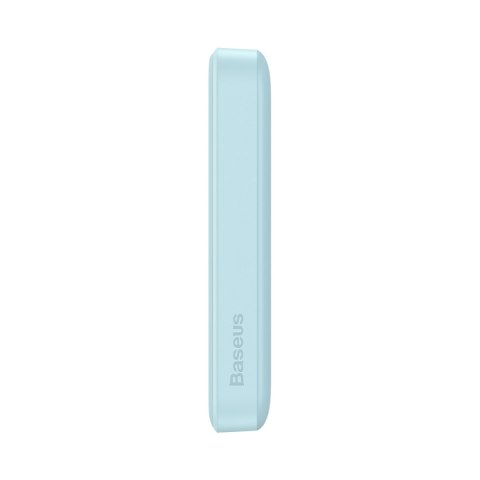 Powerbank indukcyjny Magnetic Mini 10000 mAh 20W + kabel USB-C - niebieski