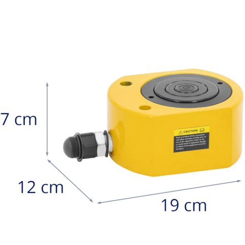 Siłownik cylinder hydrauliczny dwustronnego działania 75 mm 50 t Siłownik cylinder hydrauliczny dwustronnego działania 75 mm 50 t