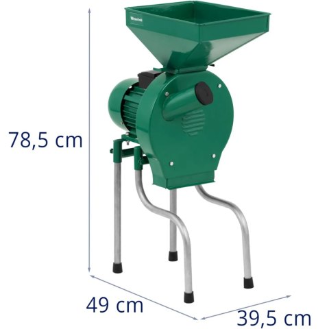 Śrutownik młynek do mielenia zboża z podstawą 4 sitka 250 kg/h 1100 W Śrutownik młynek do mielenia zboża z podstawą 4 sitka 250 kg/h 1100 W