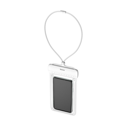 Etui wodoodporne na telefon 7.2'' AquaGlide IPX8 z systemem Slide Lock - białe