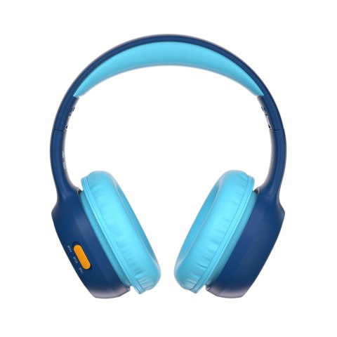 Słuchawki bezprzewodowe KH02 Bluetooth dla dzieci bezpieczne z kontrolą głośności - niebieskie
