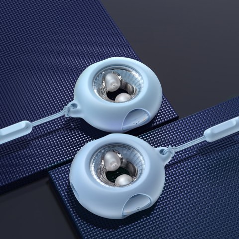 Słuchawki bezprzewodowe TWS Bluetooth 5.3 LightAura VocalSound - niebieskie