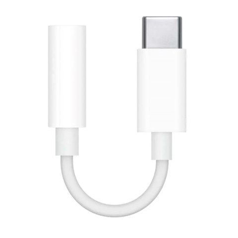 Apple Adapter przejściówka audio USB-C - mini jack 3.5mm MW2Q3ZM/A - biały Apple Adapter przejściówka audio USB-C - mini jack 3.5mm MW2Q3ZM/A - biały