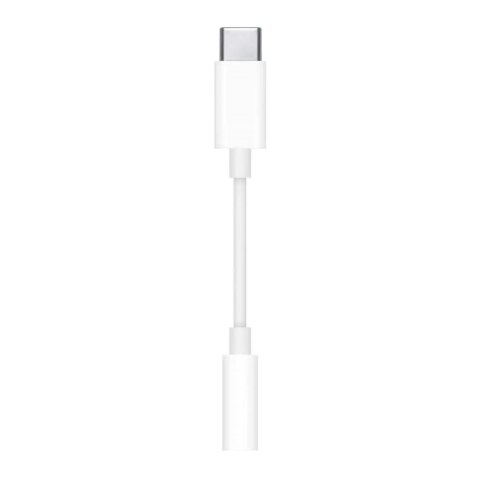 Apple Adapter przejściówka audio USB-C - mini jack 3.5mm MW2Q3ZM/A - biały Apple Adapter przejściówka audio USB-C - mini jack 3.5mm MW2Q3ZM/A - biały