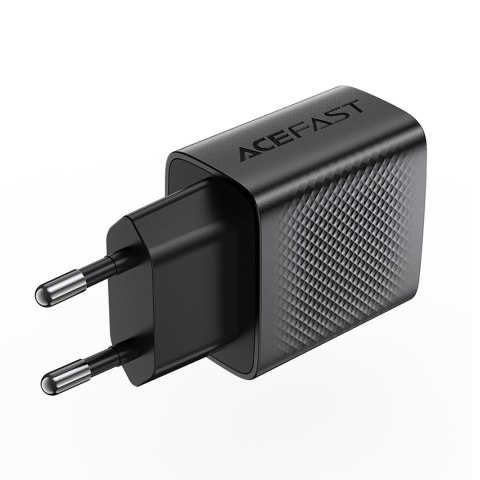 Ładowarka sieciowa A90 GaN USB-A QC 18W - czarna Ładowarka sieciowa A90 GaN USB-A QC 18W - czarna