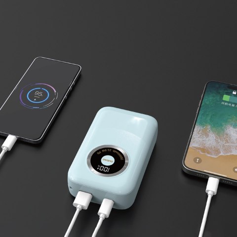 Powerbank K21Pro Mini 20000mAh 22.5W - niebieski Powerbank K21Pro Mini 20000mAh 22.5W - niebieski