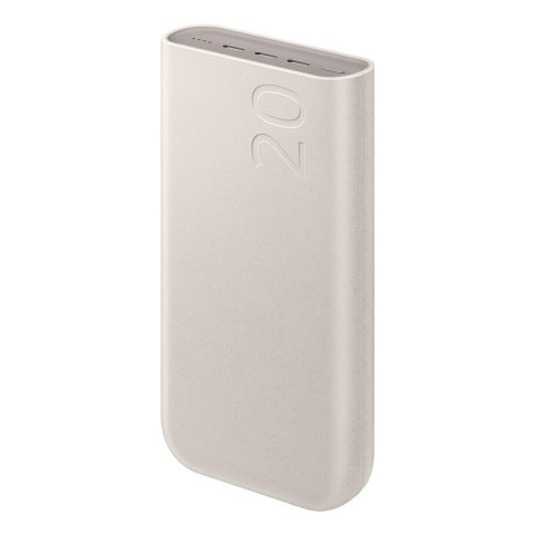 Powerbank Samsung 20000mAh 3x USB-C 45W SFC - beżowy Powerbank Samsung 20000mAh 3x USB-C 45W SFC - beżowy