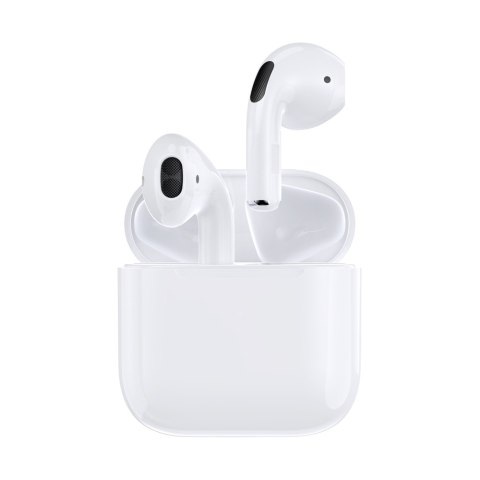 Słuchawki douszne bezprzewodowe Bluetooth TWS białe Słuchawki douszne bezprzewodowe Bluetooth TWS białe